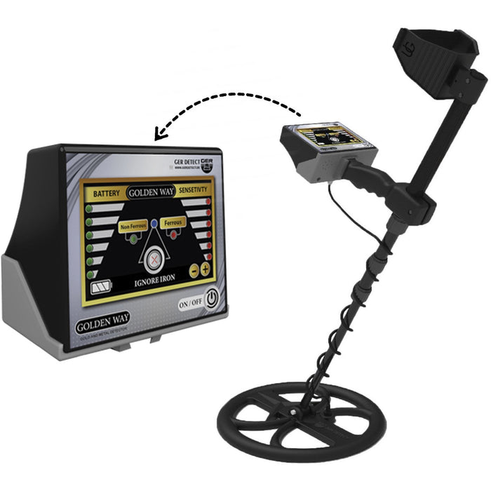 GER Detect Golden Way VLF Metal Detector